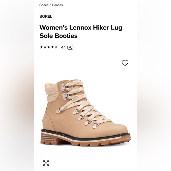 SOREL women’s boots- Lennox Hiker Booties with box - EUC - Picture 8 of 10